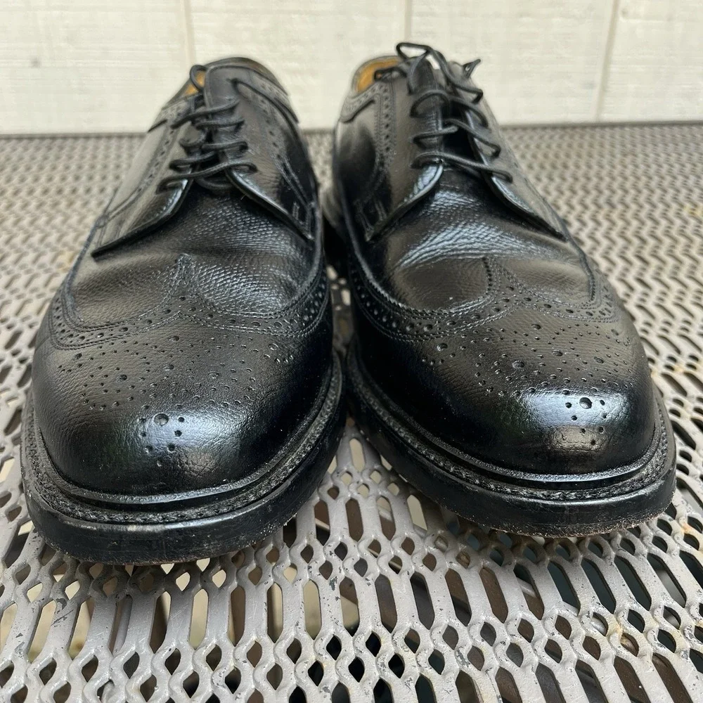 Florsheim Imperial Kenmoor Black Leather Wingtip Oxfords 17109-78 Mens 9.5 E3